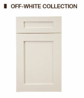 Modern Kitchen Cabinets - Off White